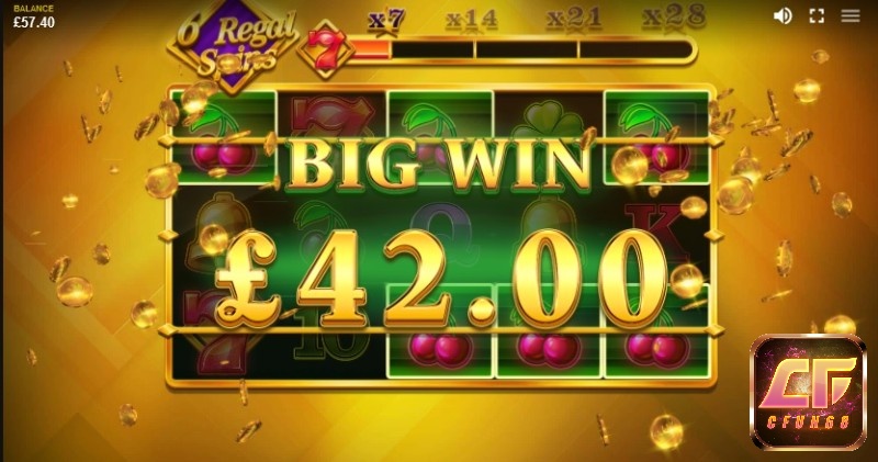 Regal Streak là game slot có thể giúp người chơi giành được big win