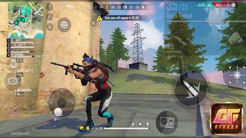 Game Garena Free Fire sở hữu đồ họa sắc nét và ấn tượng