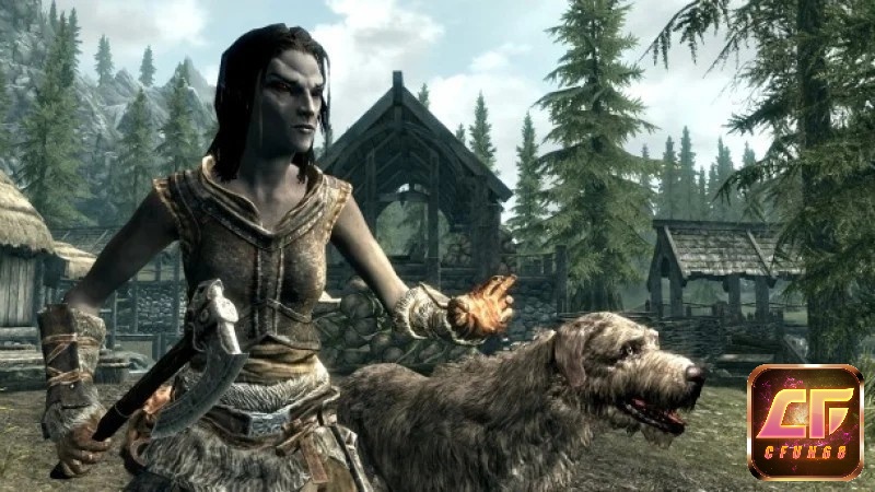 Đồ họa chân thật của tựa Game The Elder Scrolls V: Skyrim