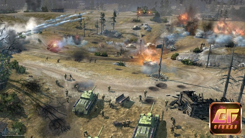 Đồ họa sắc nét của Game Company of Heroes 2