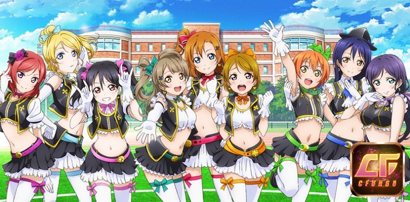 Đồ họa game Love Live! School Idol Festival được thiết kế rất đẹp và sinh động