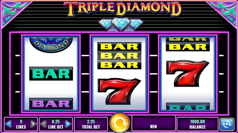 Triple Diamond – Slot game lấy chủ đề Las Vegas đẹp mắt