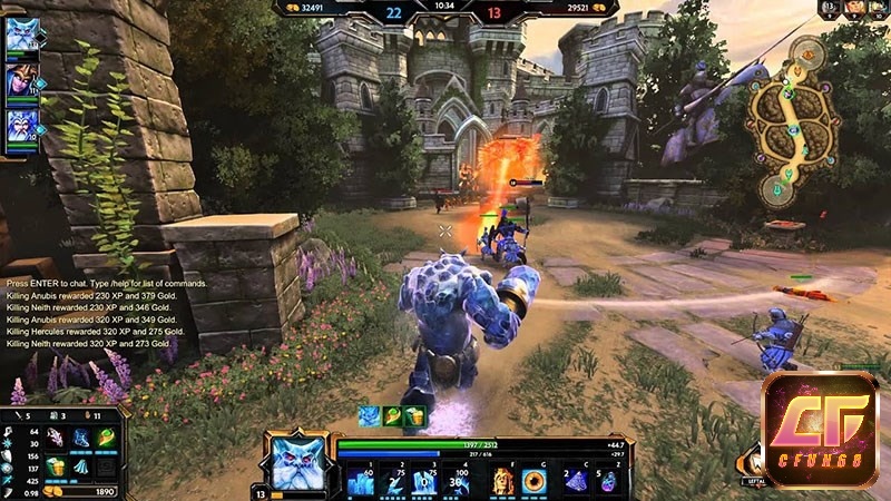 Game moba trên pc SMITE